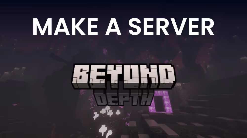 How to Make a Beyond Depth Server: Forge Setup Guide