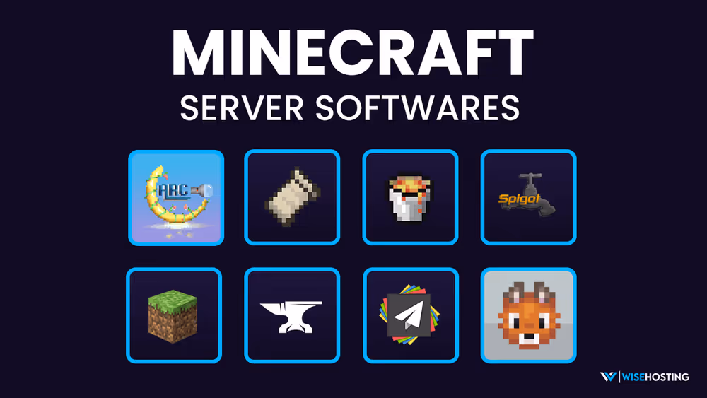 Minecraft server softwares
